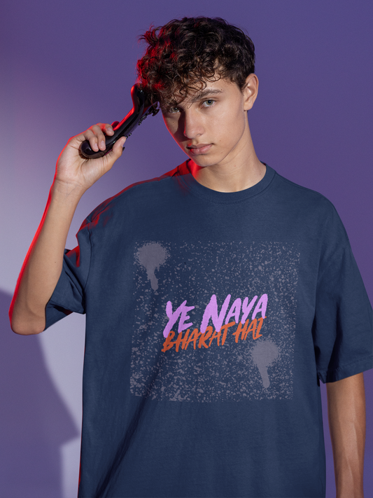 "Naya Bharat" Oversized T-Shirt- Unisex